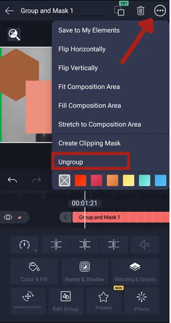 Ungroup Layers