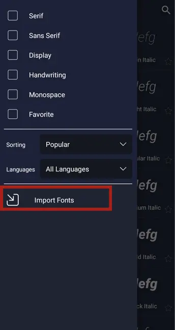 how to use fonts