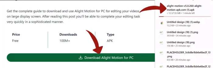 Download apk file