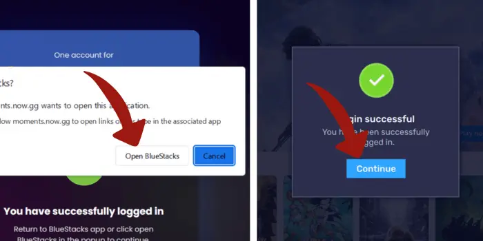 Open BlueStacks