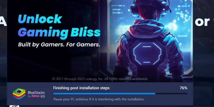 finish installing